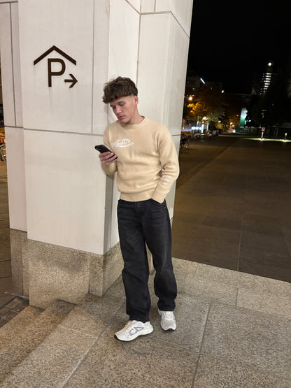 Beige Knit