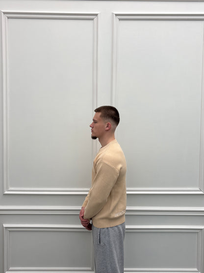 Beige Knit