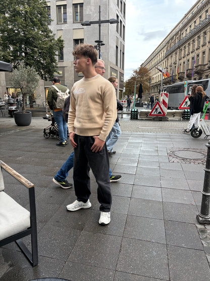 Beige Knit